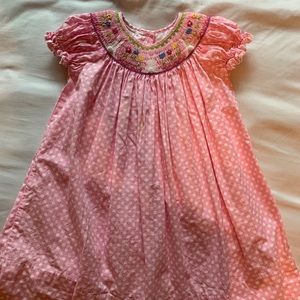 Smocked 4T Bunny Dress